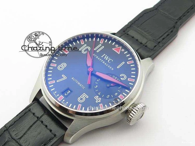 MIROTIME 0501 RelaxedFit Big Pilot Real PR IW500435 “Muhammad Ali” ZF Best Edition On Black Leather Strap A 7295